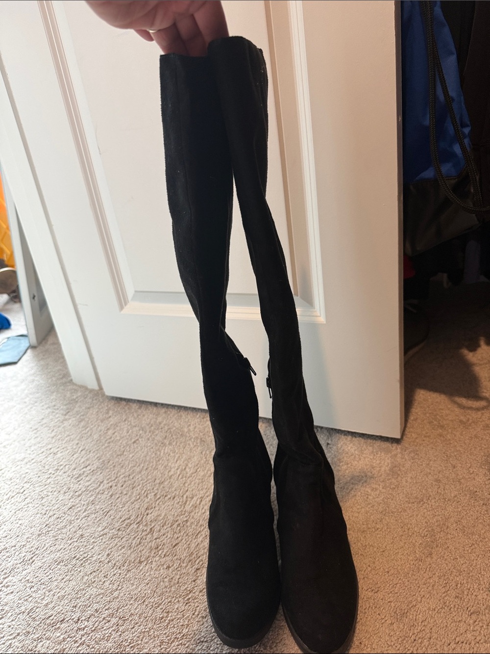 Black Over-the-Knee Women's Boots